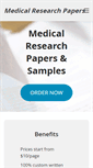 Mobile Screenshot of medical-research-papers.com